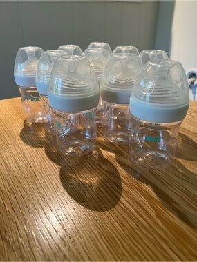 NUK Simply Natural SafeTemp 5 oz Baby Bottles 10-Pack BPA Free Anti-Colic